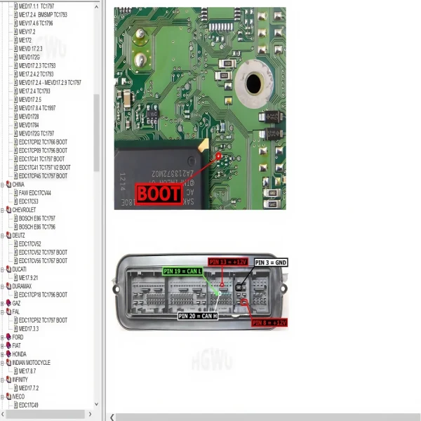 ECU Collection Pinout File Automotive ECU Pinout Connection For Ford ...
