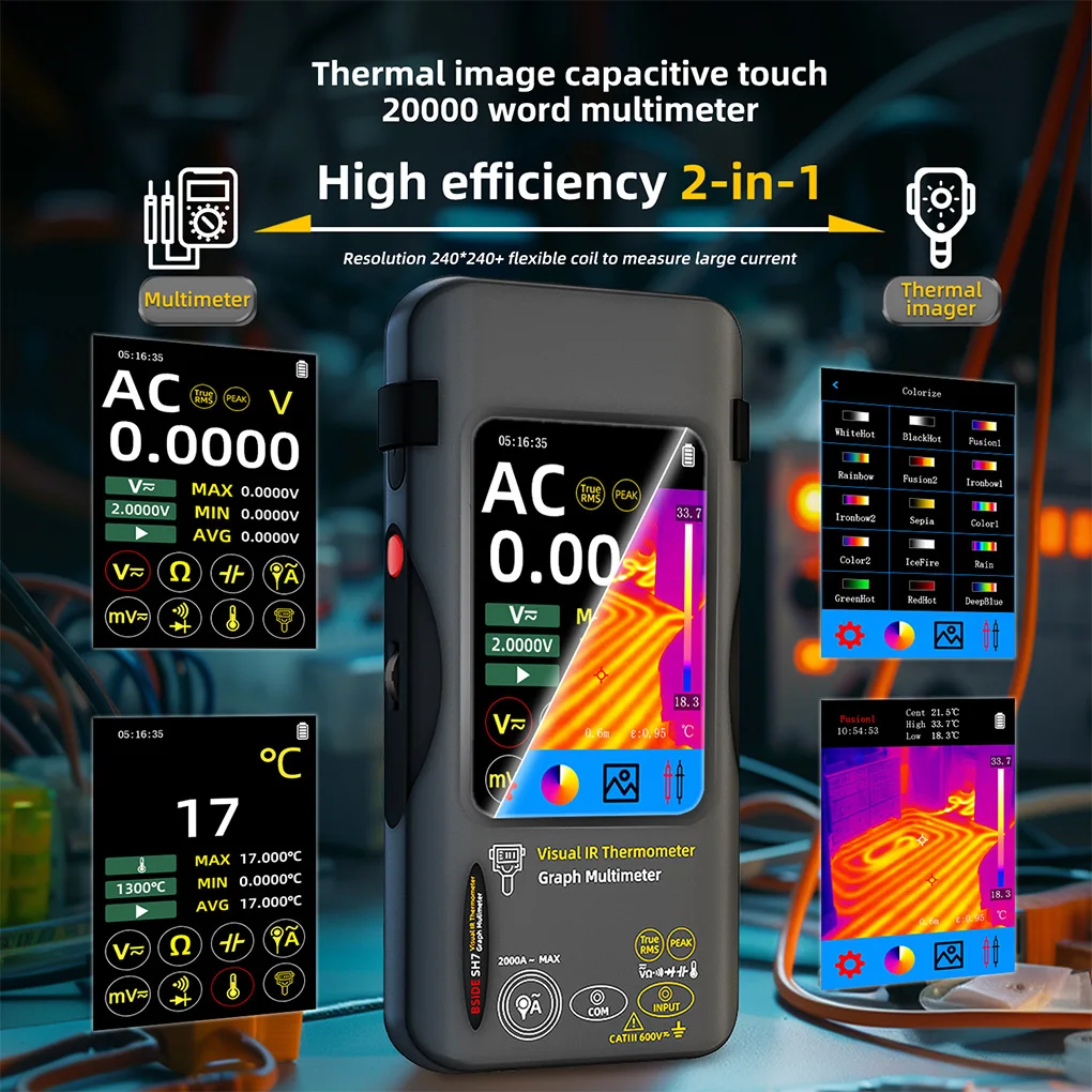 SH7 Digital Thermal Imaging Multimeter - Image 6