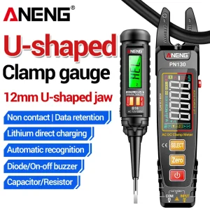 ANENG PN130 Clamp Meter + B16 Voltage Tester Pen Set